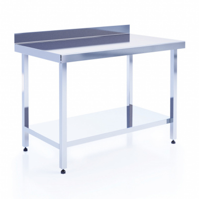 Стол сварной со сплошной полкой ХотКолд Люкс 600×500×850 на сайте Белторгхолод
