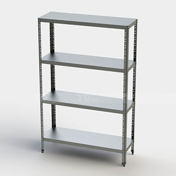  Стеллаж производственный разборный ХотКолд (сплошная полка) 1500×500×1600 на сайте Белторгхолод