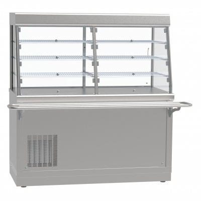 Прилавок-витрина холодильный Abat ПВВ(Н)-70Х-С-01-ОК