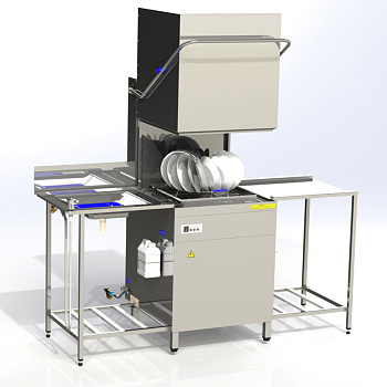  Посудомоечная машина Гродторгмаш МПУ-700-01М со столами загрузки и разгрузки на сайте Белторгхолод