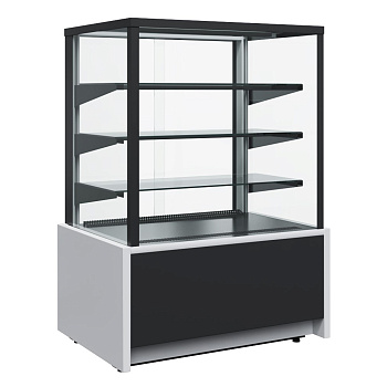 Витрина холодильная Carboma CUBE KC70 VM 1,3-1 LIGHT (ВХСв - 1,3д Carboma Cube) ТЕХНО