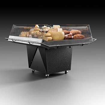  Витрина холодильная Интэко-мастер ЛИДЕЯ Н2 125 ВС на сайте Белторгхолод