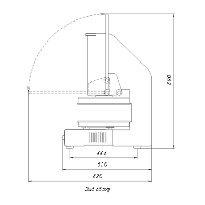 Пресс для пиццы Гриль Мастер Ф2ПЦЭ (350, с бортом) (арт. 22250) на сайте Белторгхолод