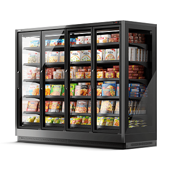  Витрина пристенная Dazzl Compass 090 H210 190 на сайте Белторгхолод