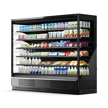  Витрина пристенная Dazzl Vega 080 H210 Plug-in 250 на сайте Белторгхолод