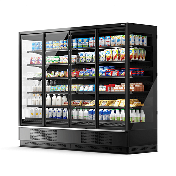  Витрина пристенная Dazzl Vega DG 080 H210 Plug-in 250 на сайте Белторгхолод