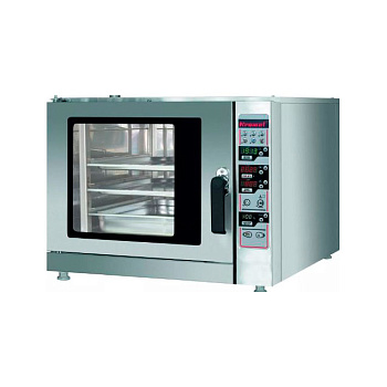  Пароконвектомат Kromet 4×GN1/1 с термозондом и ручным душем на сайте Белторгхолод