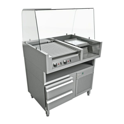 Модуль для хот-догов с 2 охлаждаемыми ящиками Instanco I-MOD-0 на сайте Белторгхолод