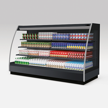  Витрина пристенная Brandford IKAR Slim 375 на сайте Белторгхолод